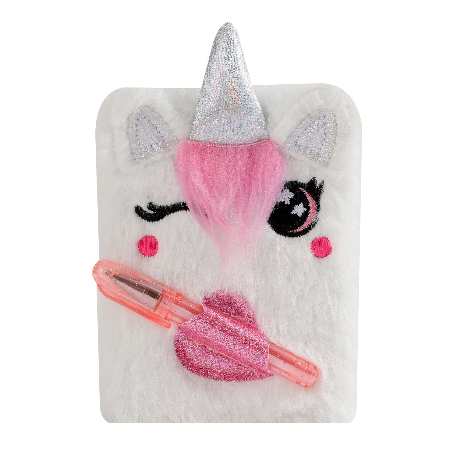 Wholesale Cartoon Animal Series Small Notebook Cute Plush with Pen